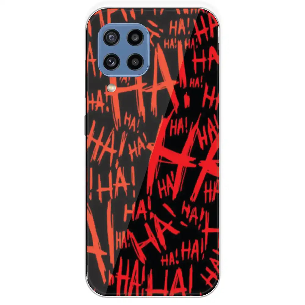 Ha ! - Printed Silicone Case For Samsung Galaxy M32