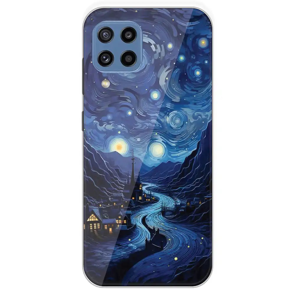 The Starry Night - Printed Silicone Case For Samsung Galaxy M32