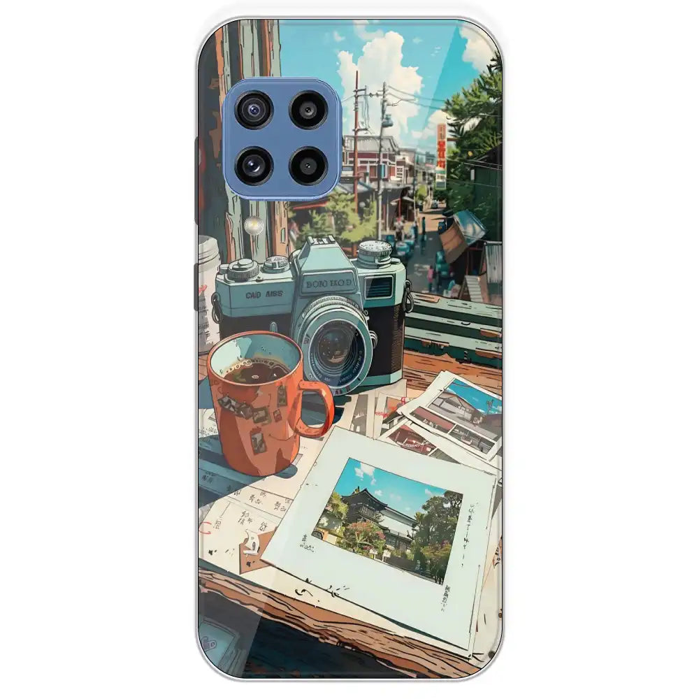 Vintage Camera Travel Vibes - Printed Silicone Case For Samsung Galaxy M32