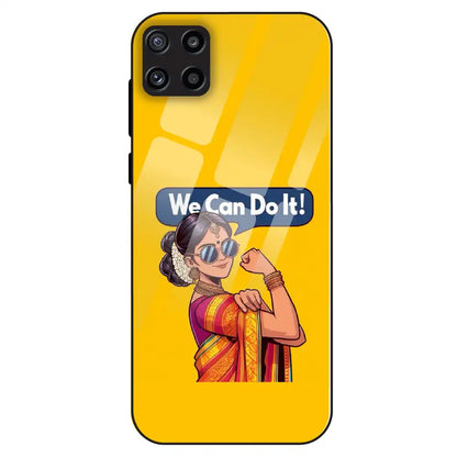 Empowered Woman Art - Glass Case For Samsung Galaxy M32
