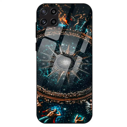 Celestial Star Compass - Glass Case For Samsung Galaxy M32
