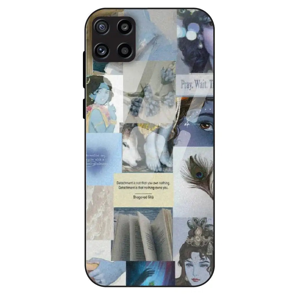 Krishna Aesthetic - Glass Case For Samsung Galaxy M32