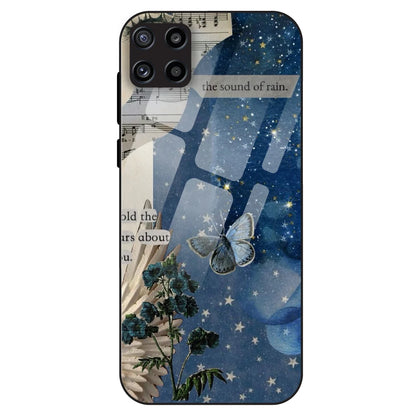 Midnight Butterfly Aesthetic - Glass Case For Samsung Galaxy M32