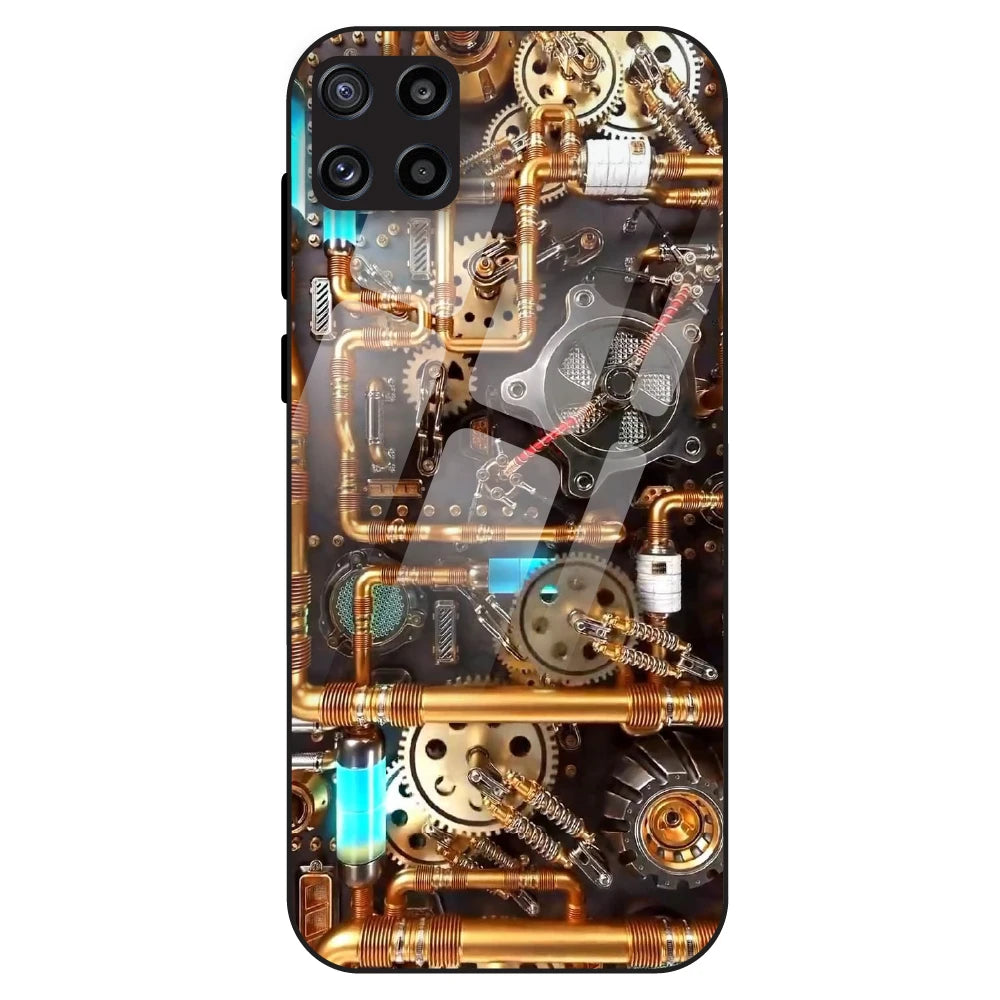 Steampunk Gear - Glass Case For Samsung Galaxy M32