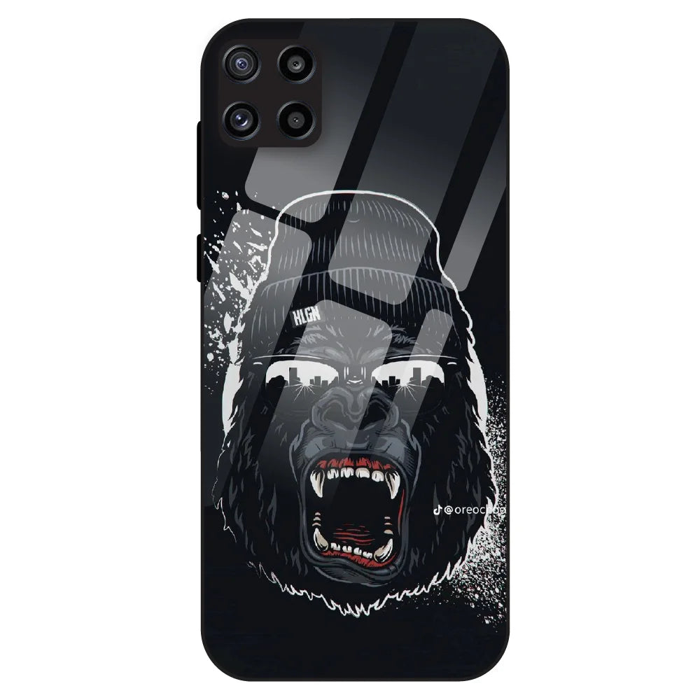 Savage Gorilla Street - Glass Case For Samsung Galaxy M32