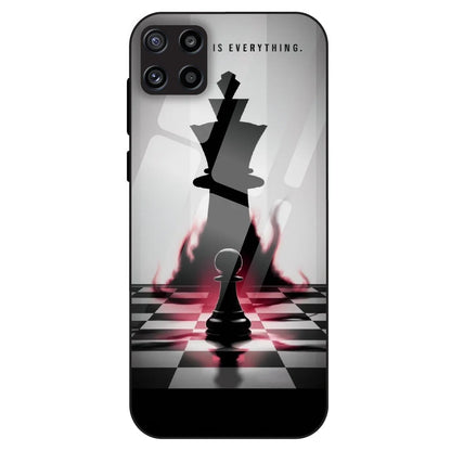 Chess Power Shadow - Glass Case For Samsung Galaxy M32