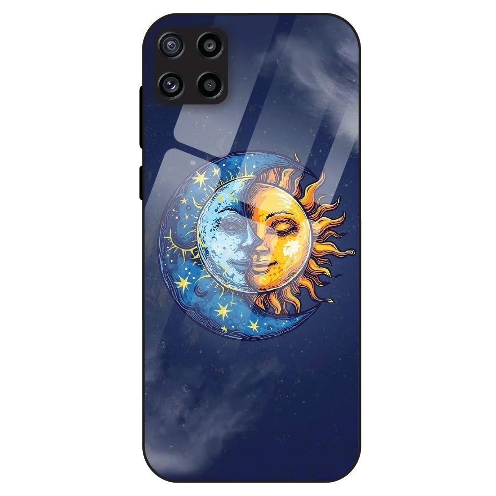 Celestial Eclipse Art - Glass Case For Samsung Galaxy M32
