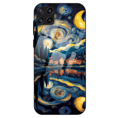 Starry Night Dreamscape - Glass Case For Samsung Galaxy M32
