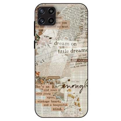 Vintage Quote - Glass Case For Samsung Galaxy M32