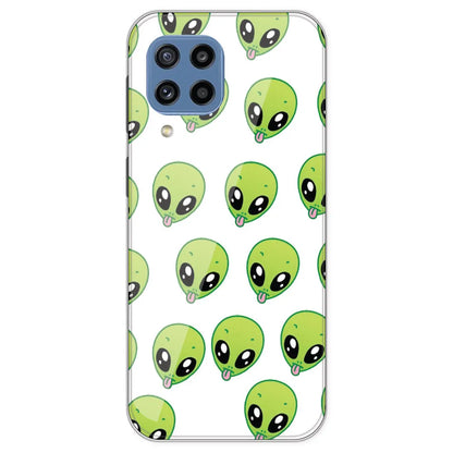 Alien - Clear Printed Silicone Case For Samsung Galaxy M32