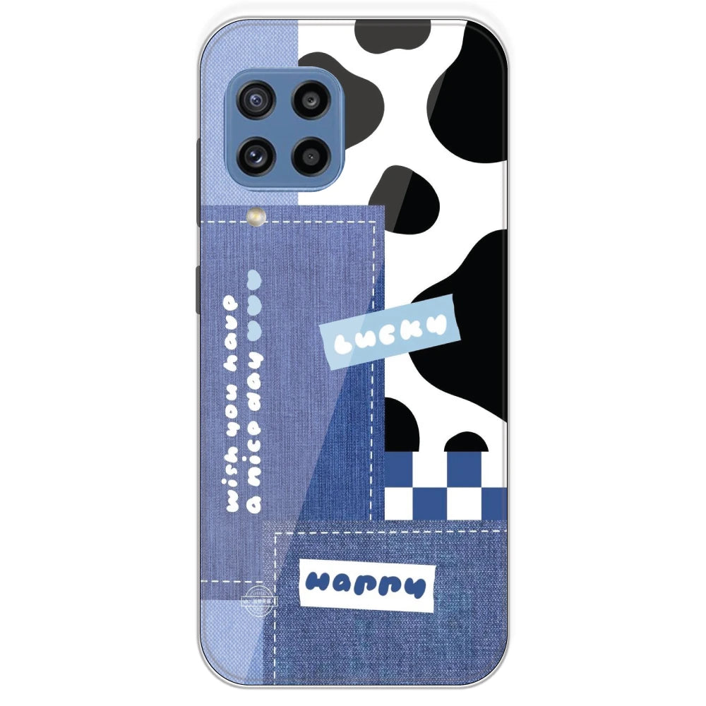 Cow Print Collage - Printed Silicone Case For Samsung Galaxy M32