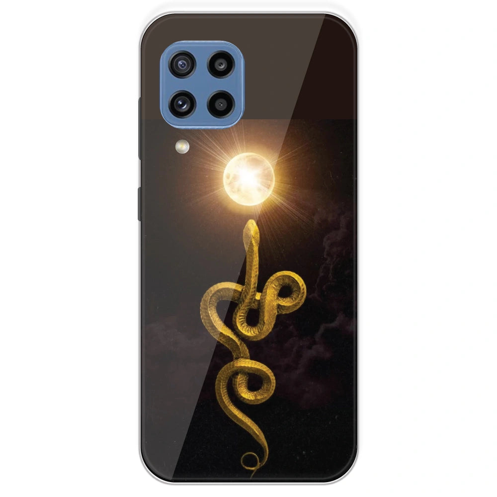 Golden Serpent - Printed Silicone Case For Samsung Galaxy M32