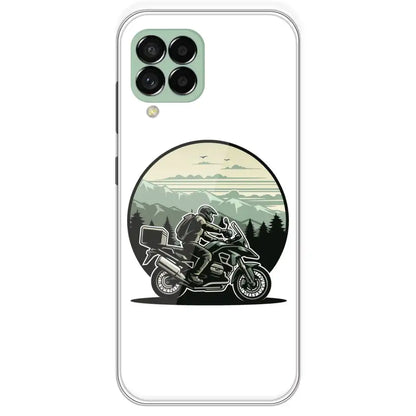 Biker - Printed Silicone Case For Samsung Galaxy M33