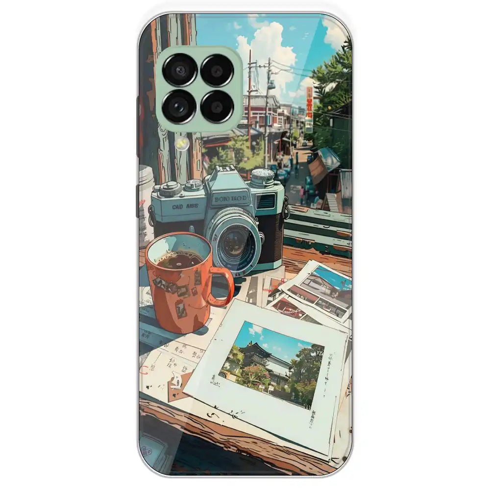 Vintage Camera Travel Vibes - Printed Silicone Case For Samsung Galaxy M33