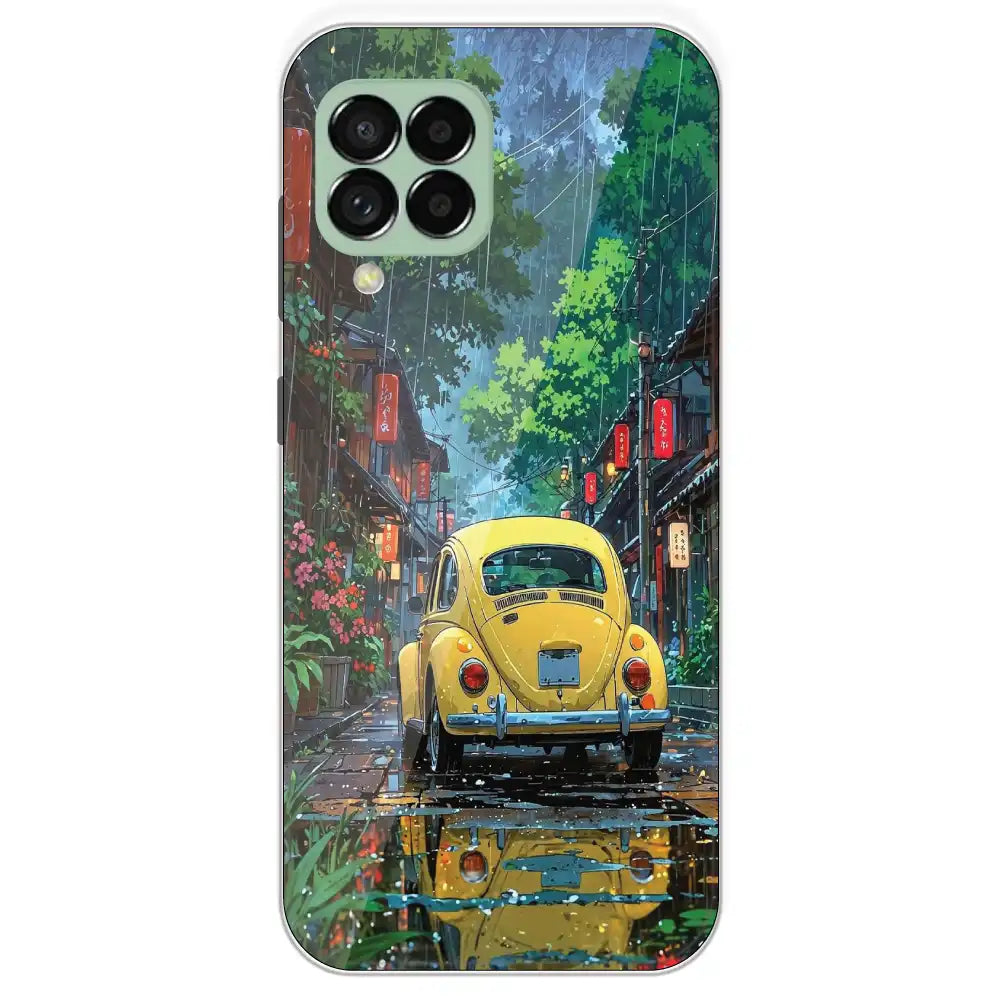 Yellow Bettle - Printed Silicone Case For Samsung Galaxy M33