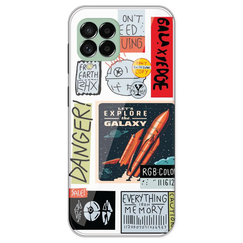 Galaxy - Clear Printed Silicone Case For Samsung Galaxy M33