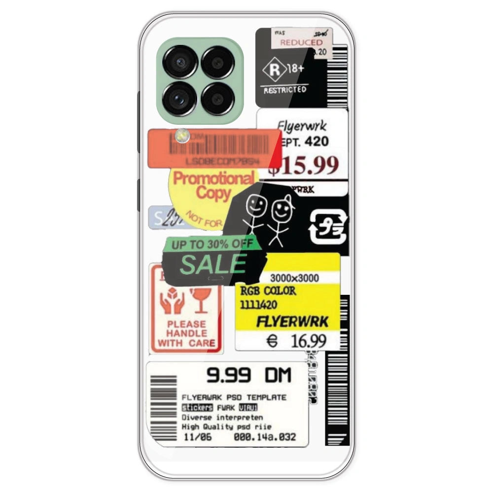 Sales - Clear Printed Silicone Case For Samsung Galaxy M33