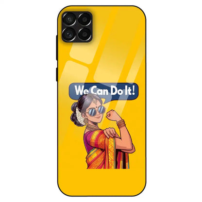Empowered Woman Art - Glass Case For Samsung Galaxy M33