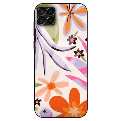 Floral Bliss Aesthetic - Glass Case For Samsung Galaxy M33