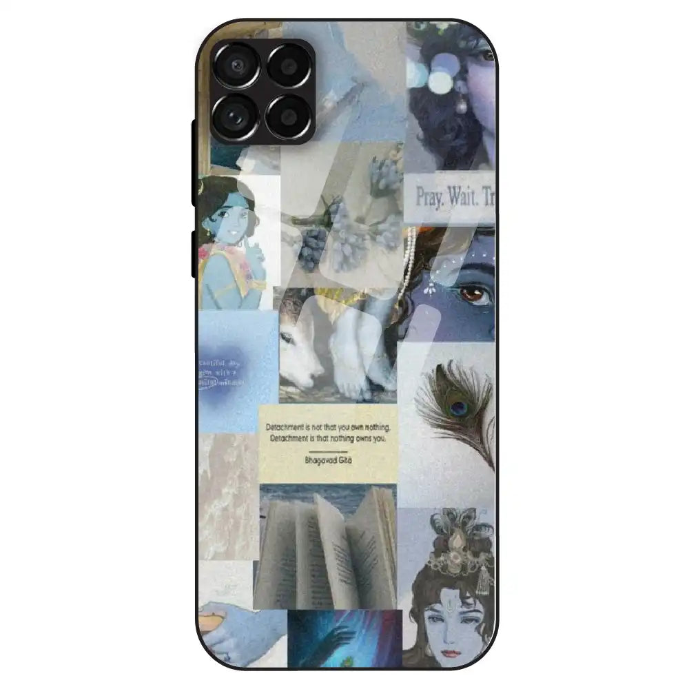 Krishna Aesthetic - Glass Case For Samsung Galaxy M33