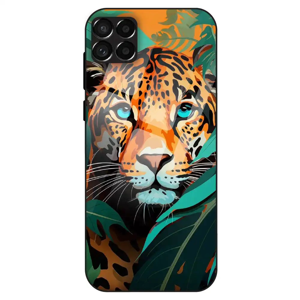 Leopard Jungle Art - Glass Case For Samsung Galaxy M33