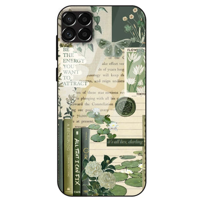 Botanical Vintage Collage - Glass Case For Samsung Galaxy M33