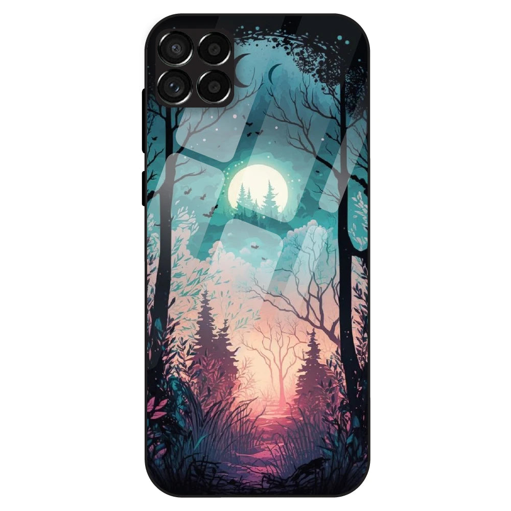 Moonlit Forest - Glass Case For Samsung Galaxy M33