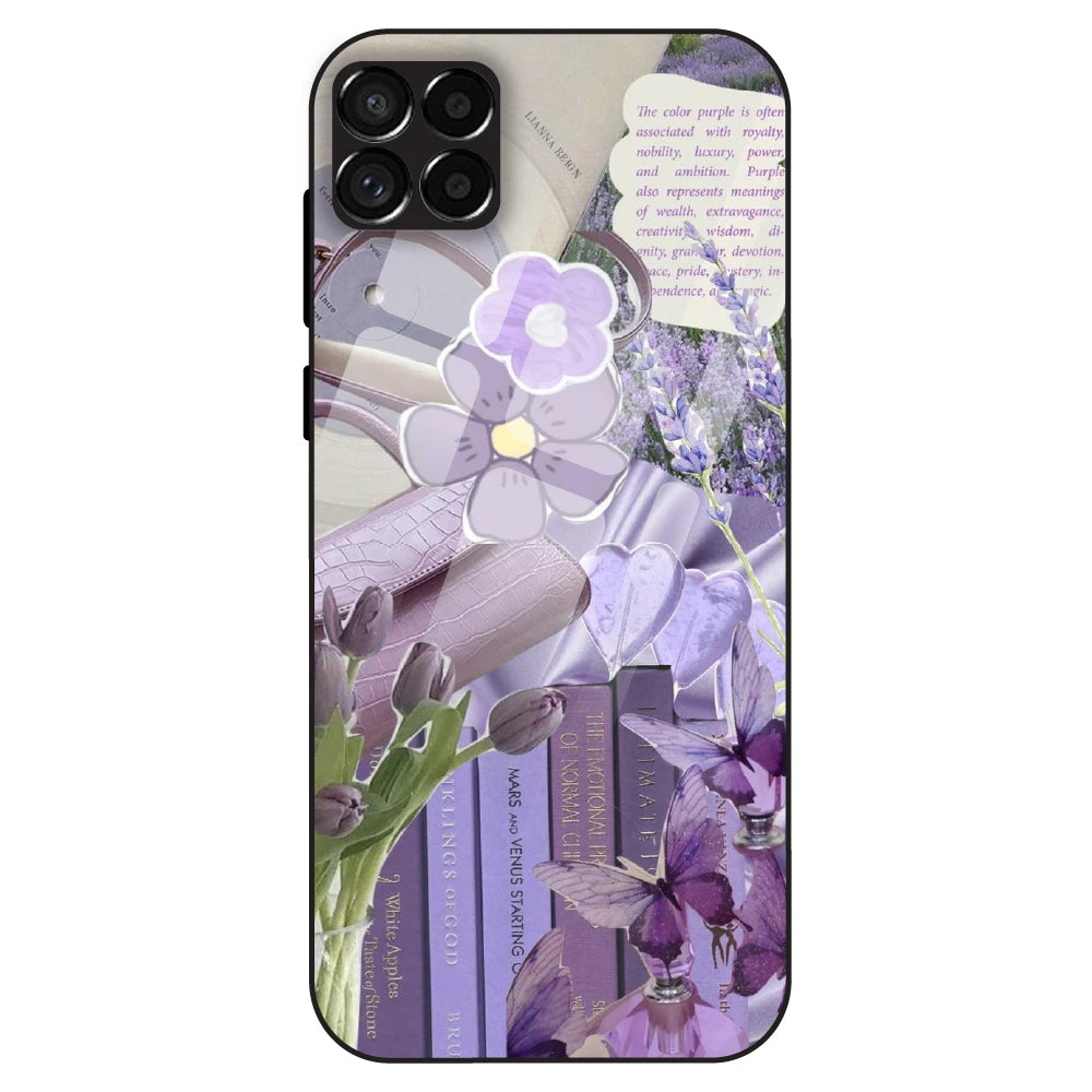 Purple Aesthetic - Glass Case For Samsung Galaxy M33