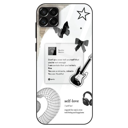 Monochrome Self-Love - Glass Case For Samsung Galaxy M33