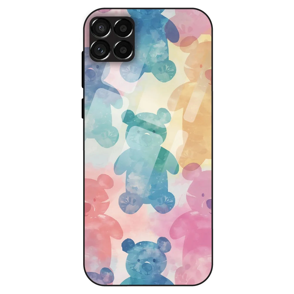 Pastel Teddy Dream - Glass Case For Samsung Galaxy M33
