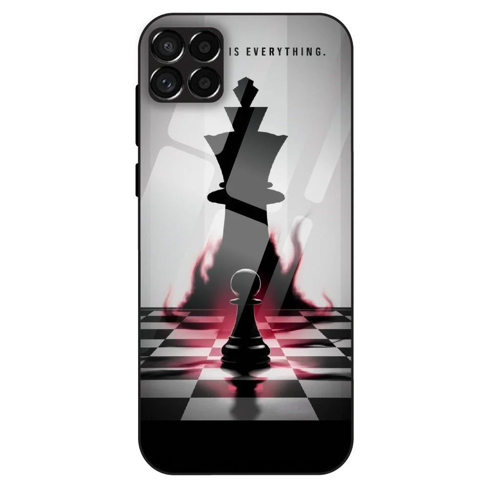 Chess Power Shadow - Glass Case For Samsung Galaxy M33