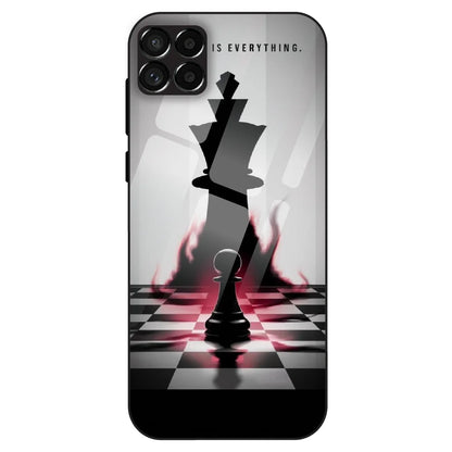 Chess Power Shadow - Glass Case For Samsung Galaxy M33