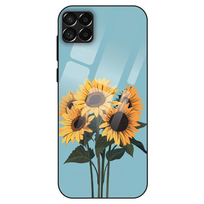 Sunflower Serenity - Glass Case For Samsung Galaxy M33