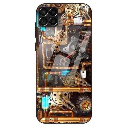 Steampunk Gear - Glass Case For Samsung Galaxy M33