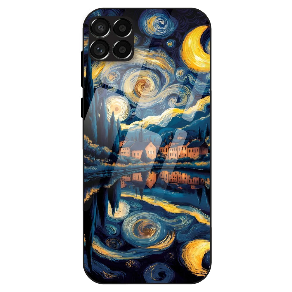 Starry Night Dreamscape - Glass Case For Samsung Galaxy M33