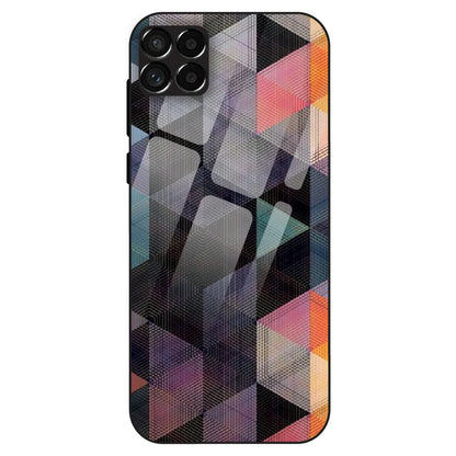 Geometric Prism Grid - Glass Case For Samsung Models