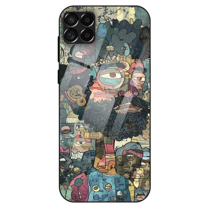Urban Doodle Art - Glass Case For Samsung Galaxy M33