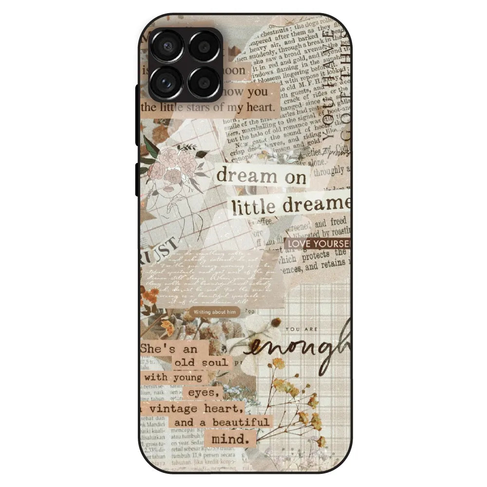 Vintage Quote - Glass Case For Samsung Galaxy M33
