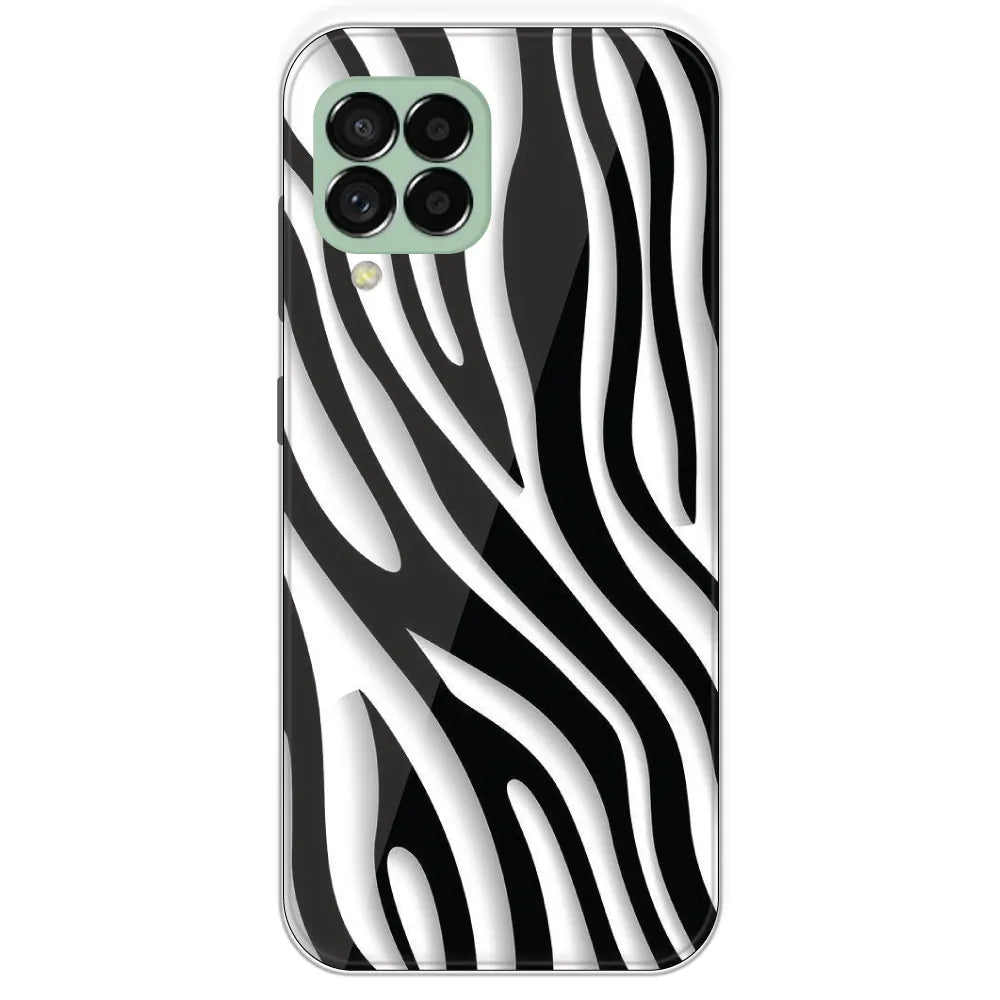 Zebra Print - Printed Silicone Case For Samsung Galaxy M33