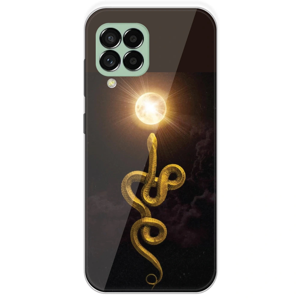 Golden Serpent - Printed Silicone Case For Samsung Galaxy M33