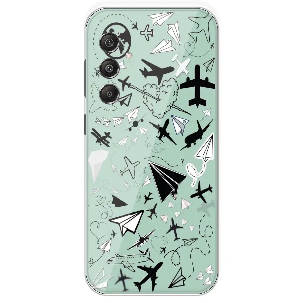 Planes - Printed Silicone Case For Samsung Galaxy M34