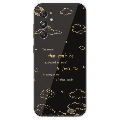On Top Of Those Clouds - Printed Silicone Case For Samsung Galaxy M34