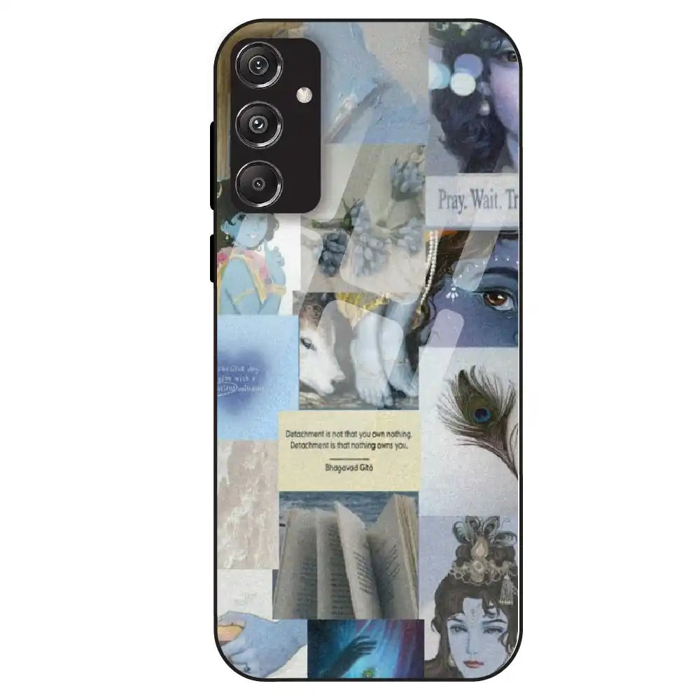 Krishna Aesthetic - Glass Case For Samsung Galaxy M34