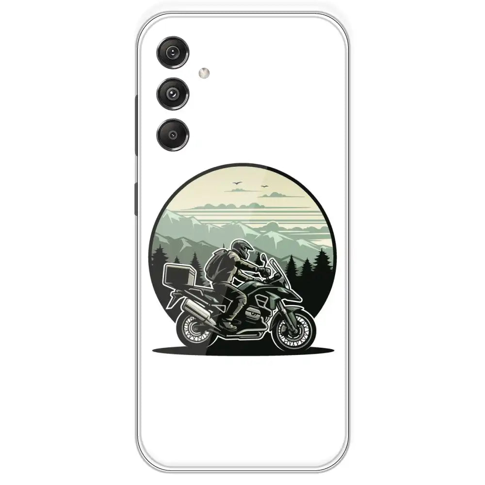 Biker - Printed Silicone Case For Samsung Galaxy M34