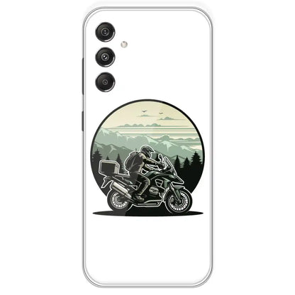 Biker - Printed Silicone Case For Samsung Galaxy M34