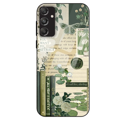 Botanical Vintage Collage - Glass Case For Samsung Galaxy M34