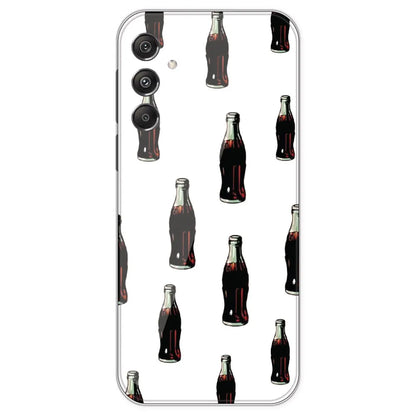 Soft Drink - Clear Printed Silicone Case For Samsung Galaxy M34