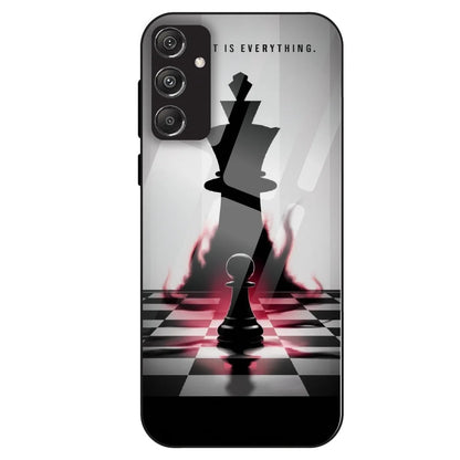 Chess Power Shadow - Glass Case For Samsung Galaxy M34