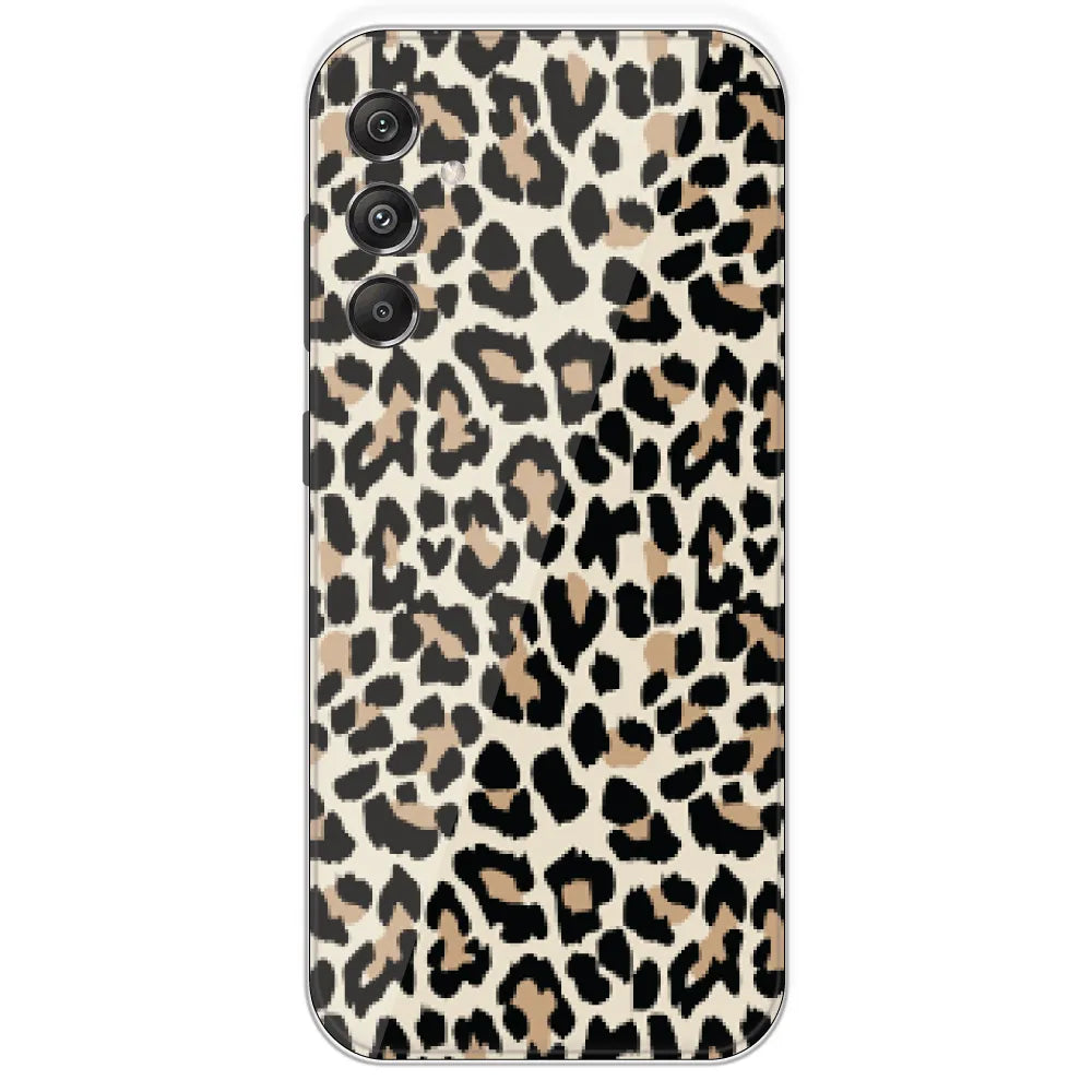Leopard Print - Printed Silicone Case For Samsung Galaxy M34