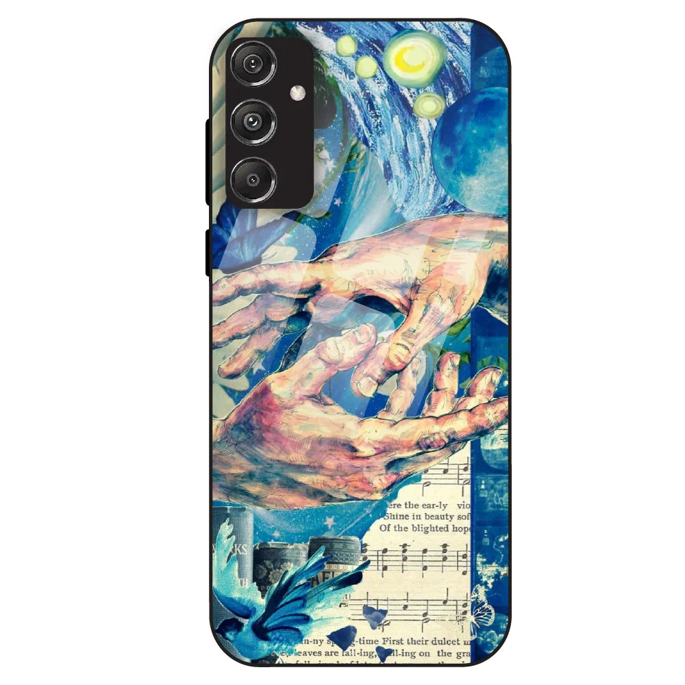 Cosmic Touch - Glass Case For Samsung Galaxy M34